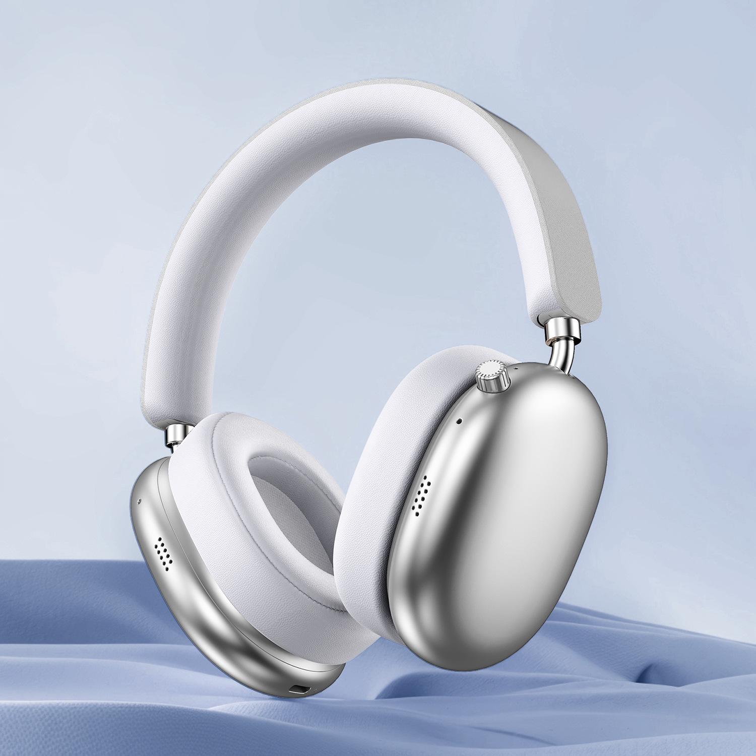 

B45 Wireless Bluetooth High-End Foldable Over-Ear HIFI Headphones - Metallic Color срібний