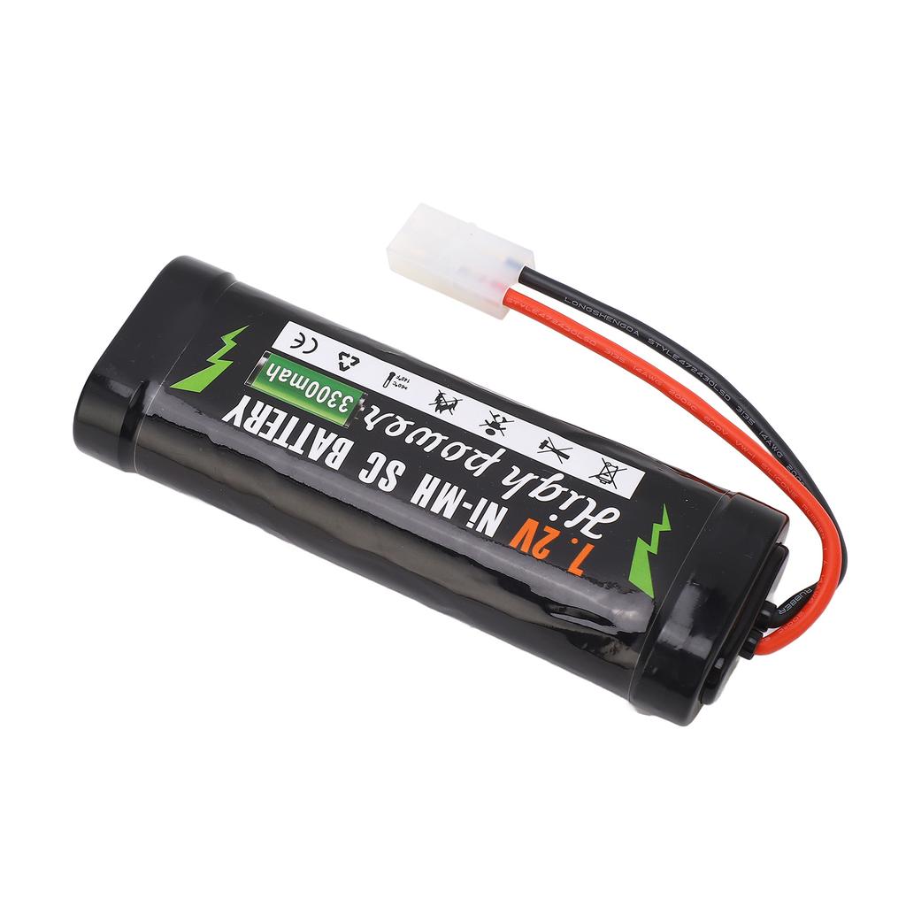 7.2V 3300mAh Rechargeable Lipo Battery High Power Lithium Battery Sturdy Shell for RC Car RC Truck R