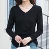 NaVaVa Unbalance V Neck Long sleeVe T shirT nT2987