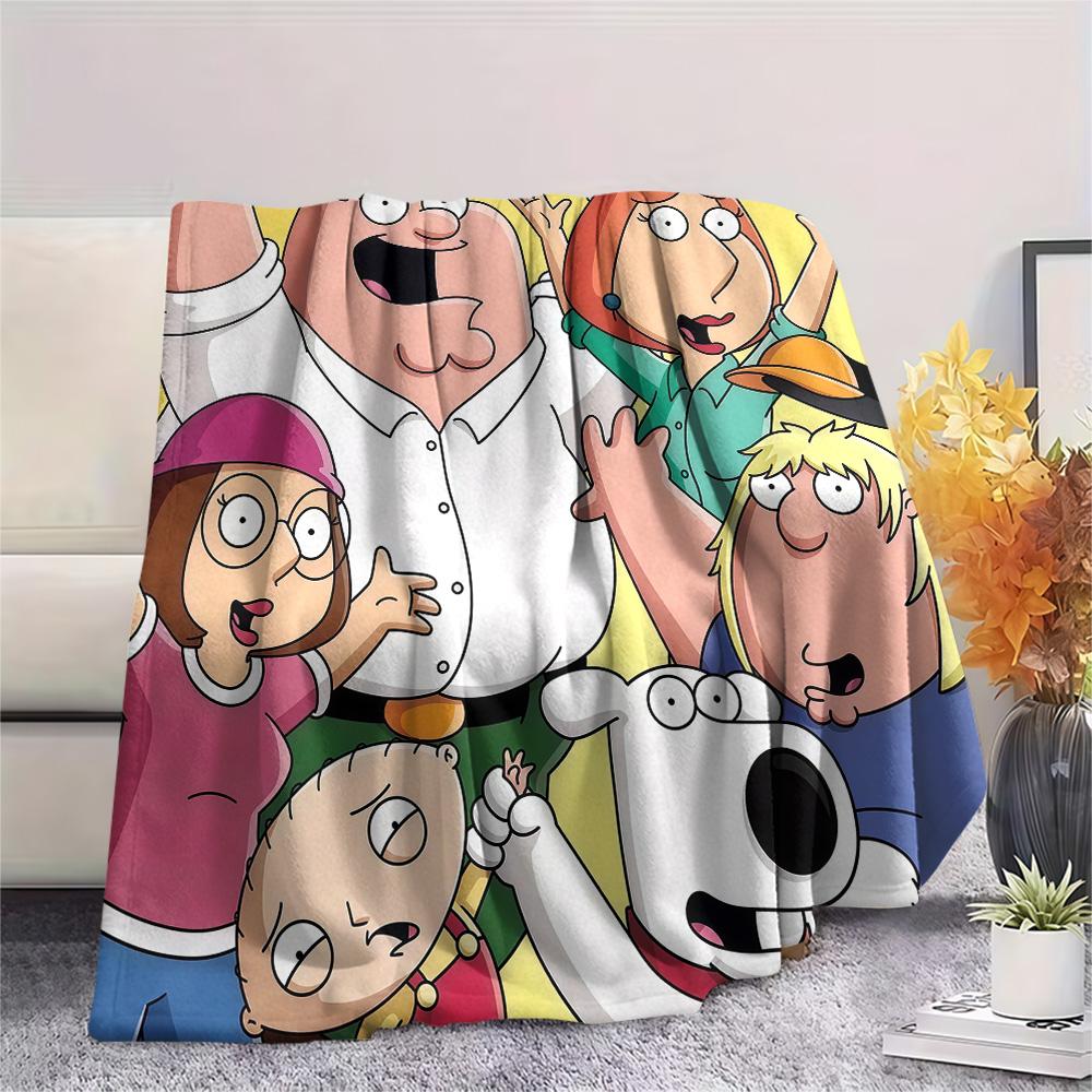 Family Guy2 Flannel Blanket, High quality Comfortable for All Seasons, Home Decor, Warmth and Comfort