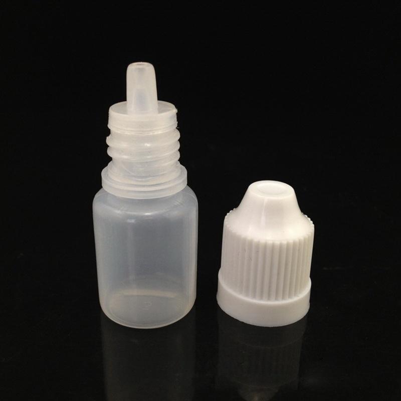 10 Adet 5ml Boş Plastik Sıkılabilir Damlalıklı Şişeler Göz Sıvısı Damlalığı