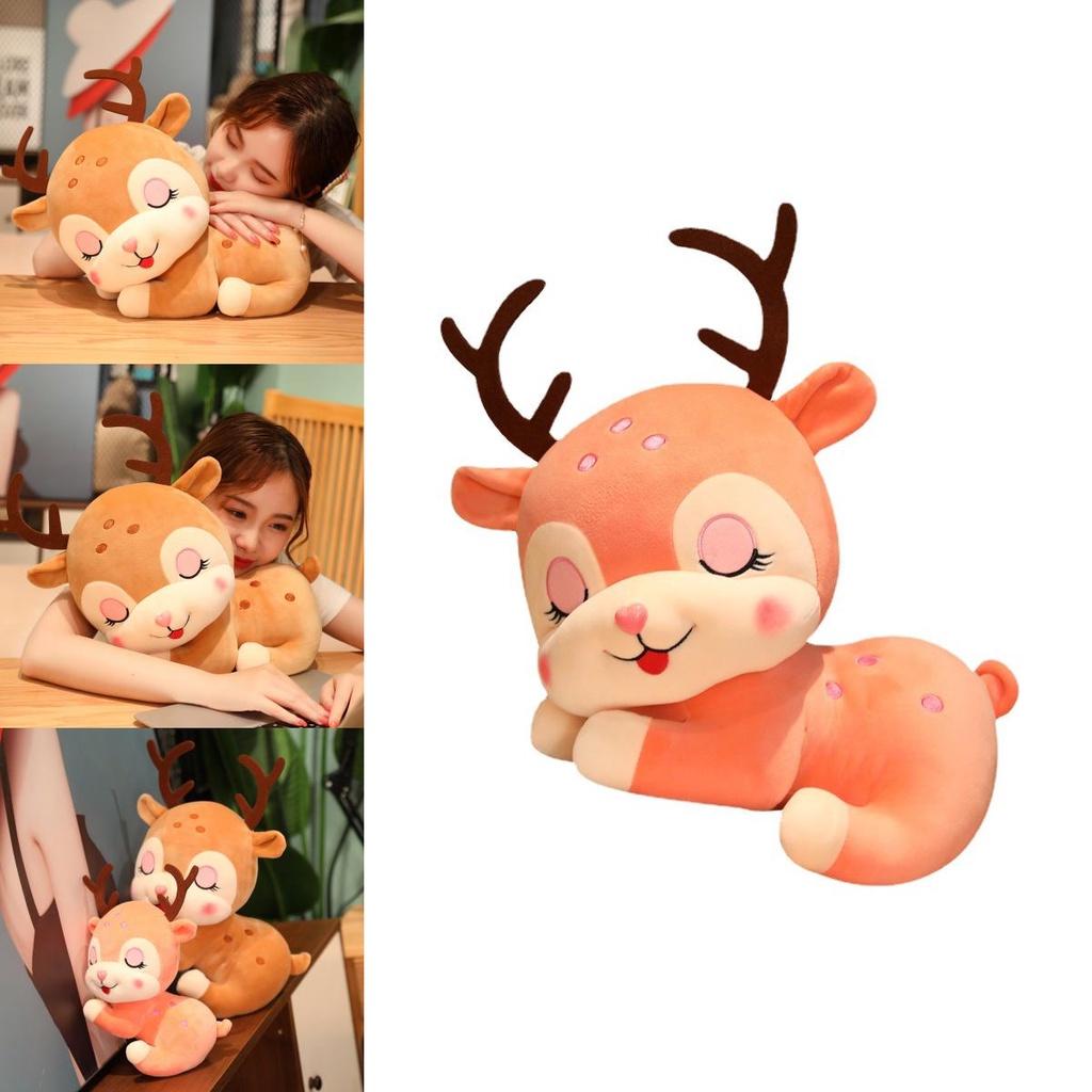 Peluche Cervo Onirico Morbido e Coccoloso Animale di Peluche Cristallo Ultra Morbido Regalo Perfetto Per Giovani Adulti