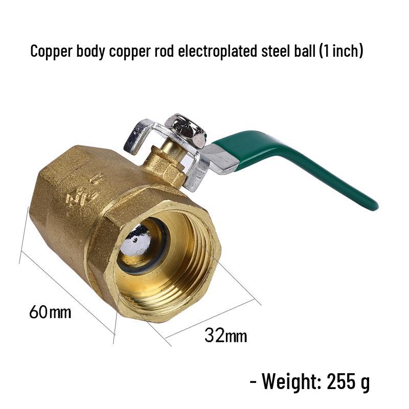 Copper Ball Valve DN15, DN20, DN25, DN32 Radiator Tap Switch