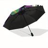 1pc Halloween Garfield Windproof Automatic Umbrella, Lightweight for Women/Men, Perfect Christmas Gift A0811225