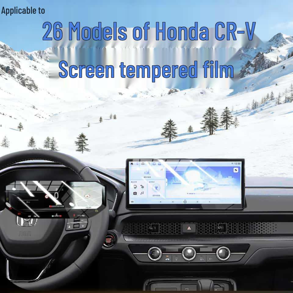 Honda CRV Navigation Screen Protector: Anti-Scratch Tempered Film for Center Console