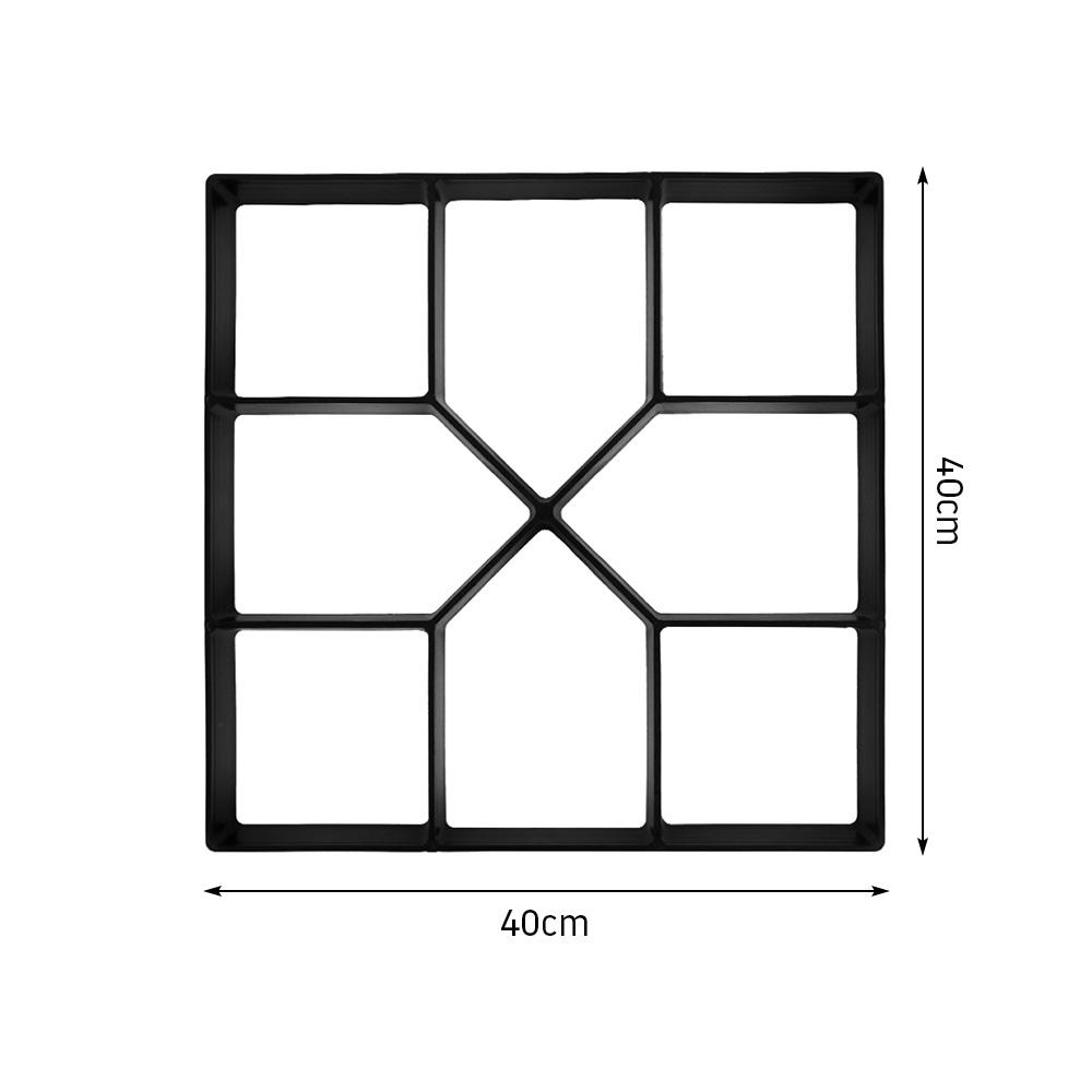 Garden Path Maker Mold DIY Garden Mold Manually Paving Cement Brick Stone Road Concrete Mould Reusable Paving Sidewalk Mold Tool