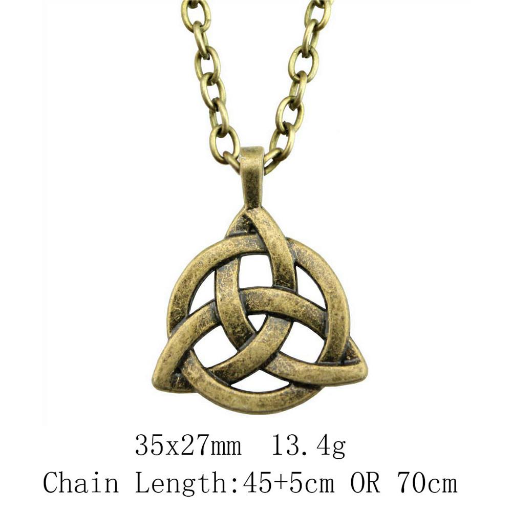 Gifts For Women Woman Long Necklace Celtic Hexagram 45cm Or 70cm Long Chain Necklace Cheap Cute Stuff Pendants And Necklaces