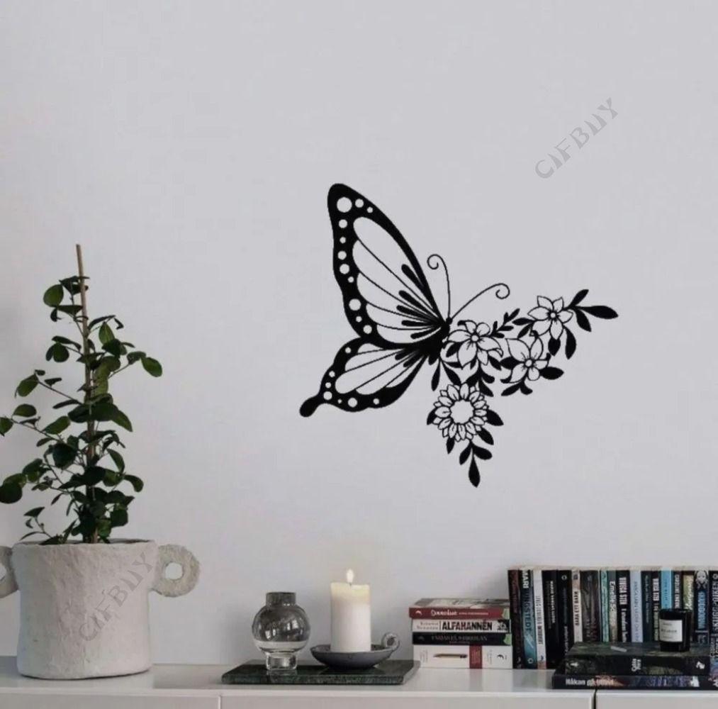 Iron Wall Art Butterfly Home Decor Interior Metal Sculpture