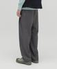 KNITTED [Knitted X Bdkd] Tr Wide Banding Slacks Grey