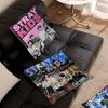 Federe Kpop S-Stray K-Kids Cartone Animato Divano Decorativo Casa Stampa Double-sided Peluche Corto Carino Federa Cuscino