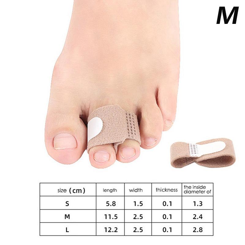 

Toe Finger Straightener Toe Separator Splint Toe Corrector Bandage M