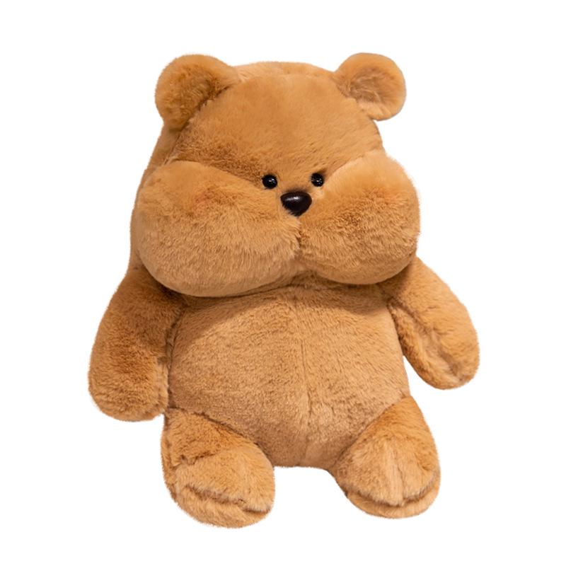 Genuine Doudou Plush Toy: Rabbit, Duckling, and Bear - Soft and Cute Bed Pillow Rag Dolls for Girls