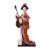 QX2E 30cm Handgefertigte Japanische Geisha Kimono Puppen Figurinen Präsentieren Traditionelle Kultur für Heimdekoration Sammler