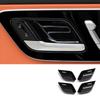 Interior Accessories for GLC Class and EQS ABS Inner Door Handle Bowl Decorative Covers GLC Class Dress-Up W206, W223, X254, W214, EQE, (Black) - (For