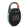 JBL CLIP5 Bluetooth Speaker USB-C Charging IP67 Dustproof Waterproof Portable Carabiner Design Passive Radiator Funky Black JBLCLIP5BLKO