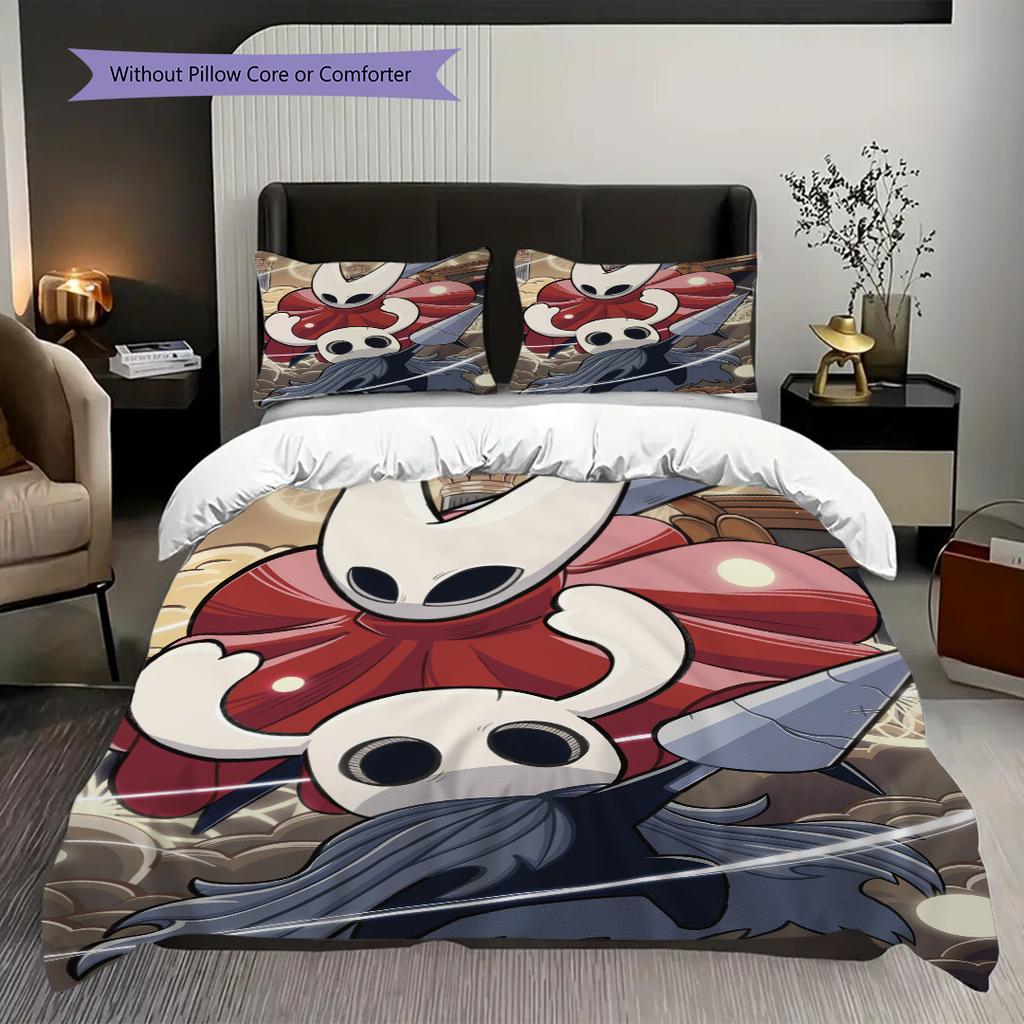 Skull Guardians Dynamic Ensemble Threepiece Set 1 Duvet Cover 2 Pillowcase Without Core Soft And Comfortable Bedding Set