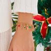 Santa Claus Bracelet Adjustable Holiday Jewelry Christmas Tree Pendant Lightweight Christmas Bracelet For Holiday Decoration