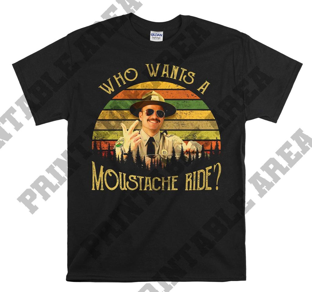 Super Troopers Thorny Wer will eine Schnurrbartfahrt Vintage Herren Unisex T-Shirt, T-Shirt, T-Shirt MO449