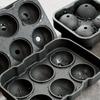 1PC Easy Release Silicone Large Sphere Ice Molds with Lids Large Whiskey Ice Cube Trays for Cocktails Wine Fruit and Bourbon