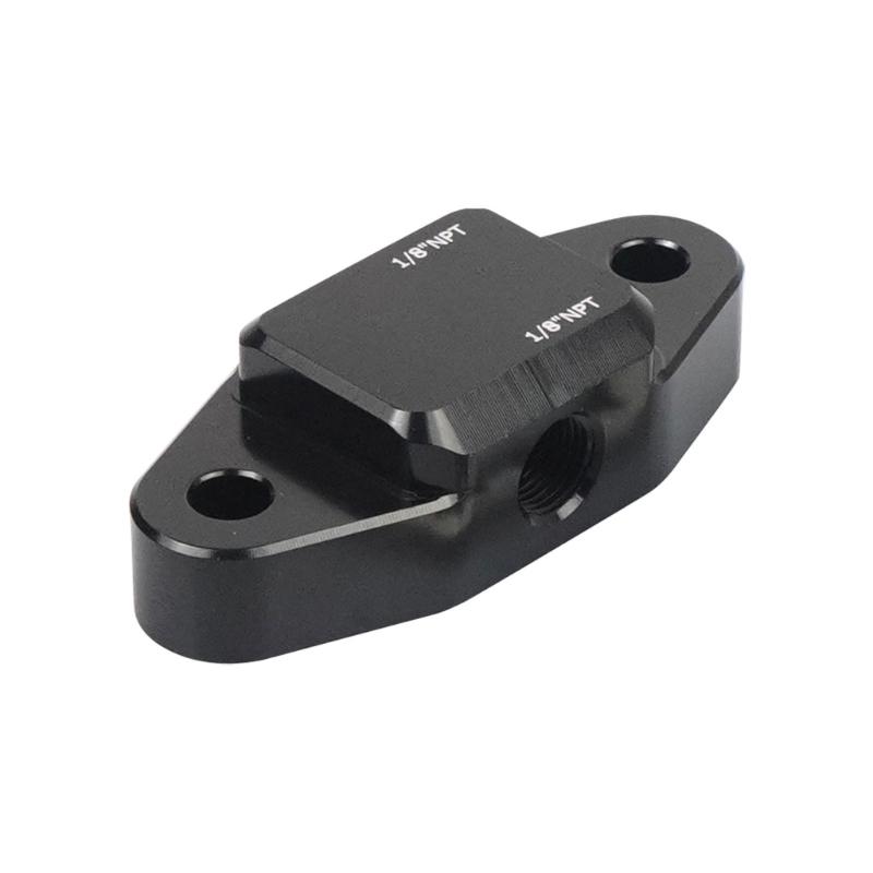 Aircraft Grade Aluminum Bypass Guard Cover (2x 1/8" NPT Ports) for LS Engines Enhancing Cooling Efficiency and Longevity