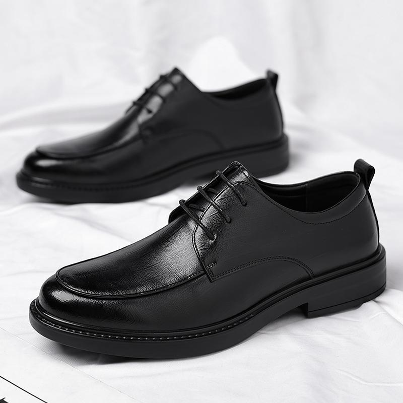 Luxury Brand Oxford Shoes Men's Brown Business Formal Lace Up Designer Casual Shoes High-quality Leather Classic Wedding Shoes