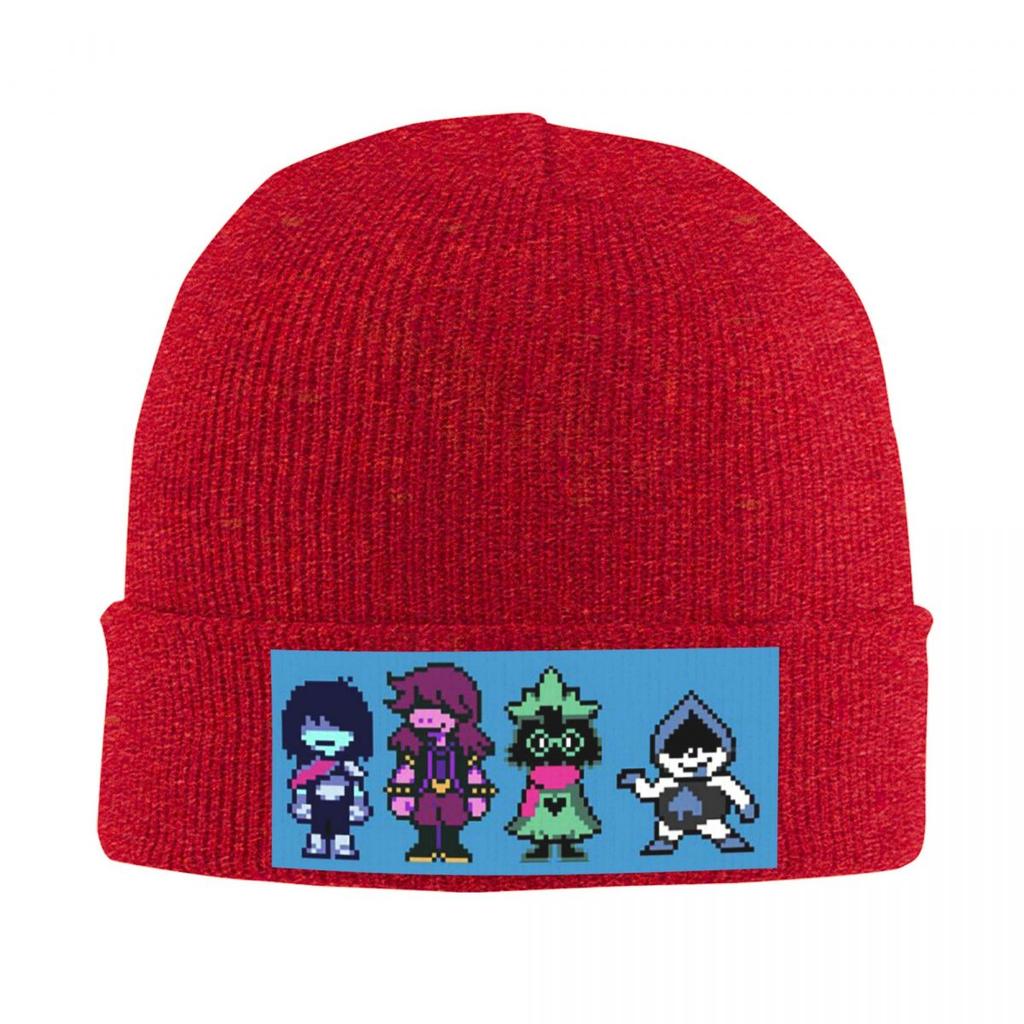 Game Deltarune Kris Ralsei Susie Warm Knitted Cap Fashion Bonnet Hat Autumn Winter Outdoor Beanies Hats for Unisex Adult
