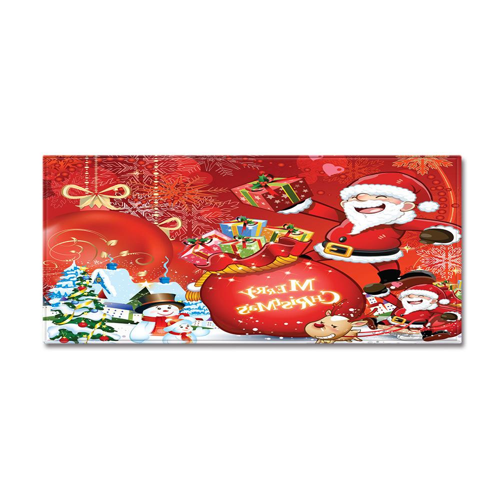 Christmas Kitchen Sand Carpet Doormat Long Floor Mat