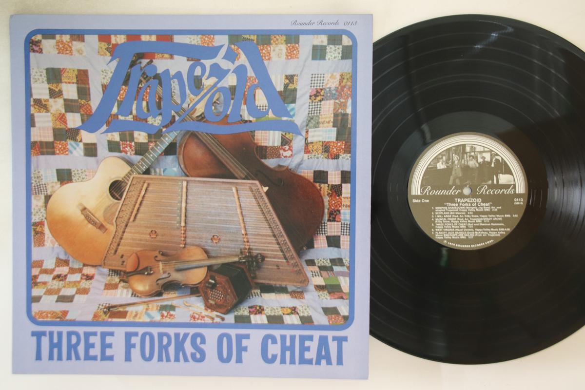 

LP Record TRAPEZOID - Three Forks Of Cheat 0113 ROUNDER 1979 US Folk Used