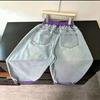 Jeans Patchwork Coupe Large pour Enfants 2026 - Denim Super Doux et Fin pour Garçons et Filles, Tailles Moyennes et Grandes, Polyvalents pour l'Été.