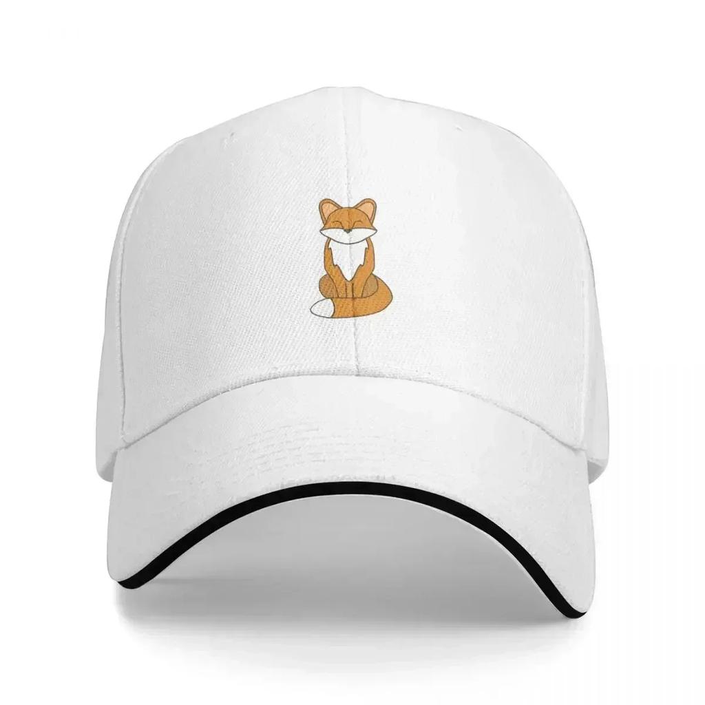 Casquette Mignonne Renard Assis Mode Décontractée Casquettes de Baseball Chapeau Réglable Hip Hop Été Unisexe Casquettes de Baseball Personnalisable Polychrome