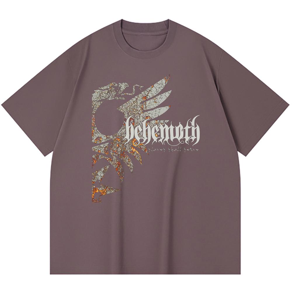 230 g/m² 100% Bavlna T-shirt Heavy Metal Rocková Kapela Tisk Populární Hudby Unisex Těžký Bavlněný T-shirt