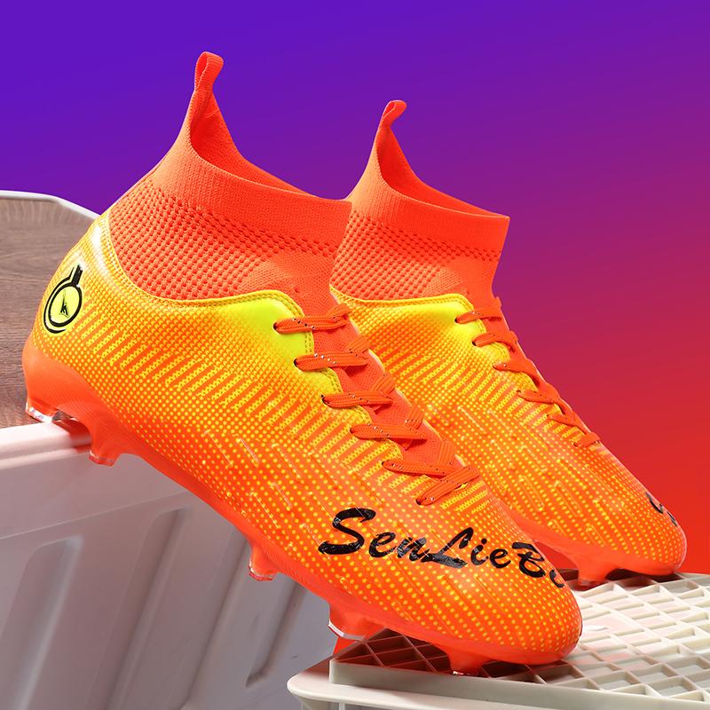 

2025 New Hot High Quality Man Football Boots Society Outdoor TF/AG Mens Studded Boots Light Training Teenager Soccer Shoe botas 46