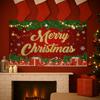 Happy New Year Theme Christmas Background Banner Cloth Christmas Decorations  Photography Props