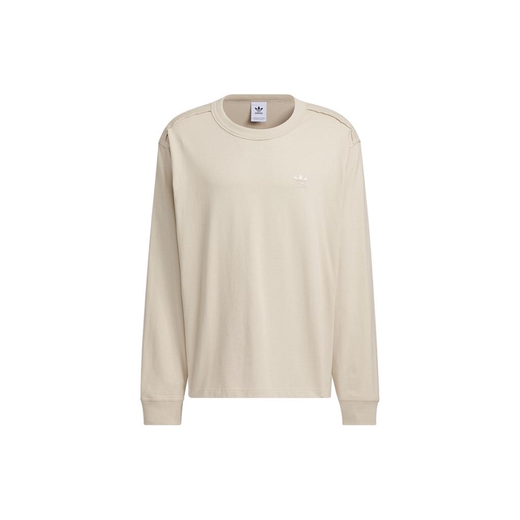 Adidas Originals Toc Long Sleeve Tee Unisex Tops Beige JG1522