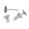 Earring with Accessories, 6 Mm, Sn, Surgical Steel