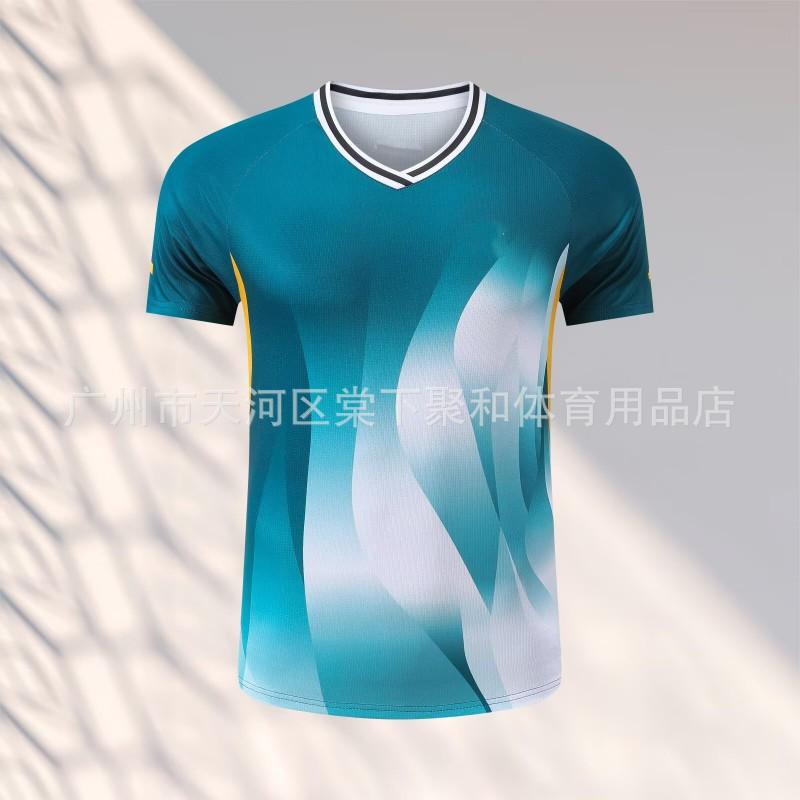 Quick-Dry Badminton Shirt Men Women Short Sleeve Sport T-Shirt Breathable Training Top Athletic Wear