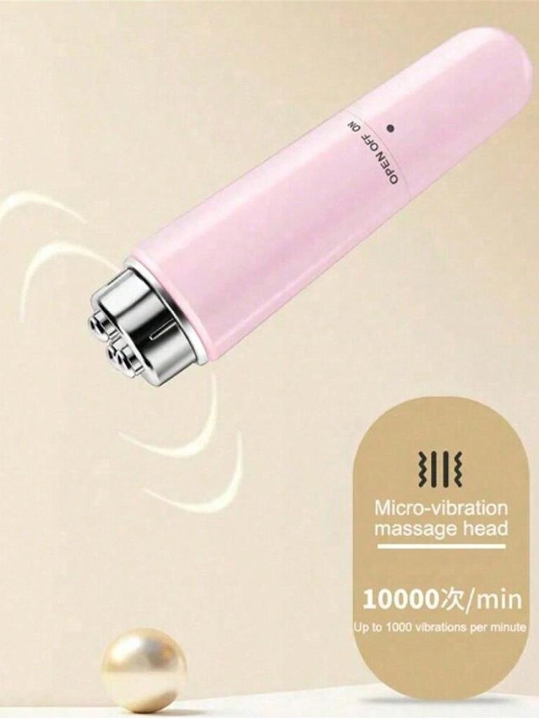1/2PCS Powder To Silver Eye Massager, Vibrating Massager To Remove Dark Circles, Eye Bags, Mini Mass