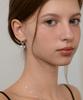 Tatiana Pearl And Crystal Charm Hoop Earrings Ec3274