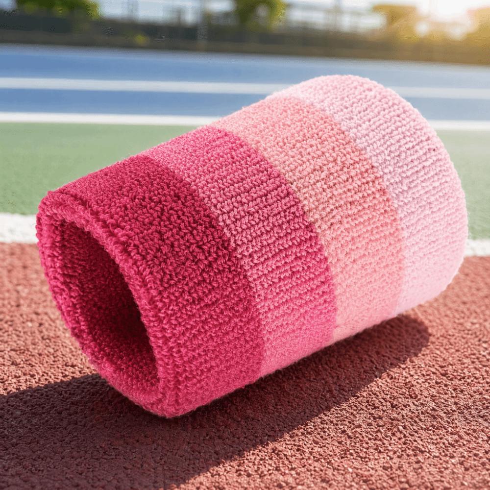 4PCS High Elastic Sweat Wristbands Breathable Breathable Wristbands Sports Wristbands Running