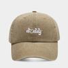 Stickerei Buchstabe Mama Papa Gewaschene Baumwolle Baseballkappe Hip Hop Damen Verstellbare Schirmmütze Outdoor Herren Sonnenschutz Snapback Kappen
