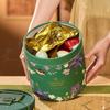 Hot Stamping Process Rice Dumpling Gift Box Traditional Handheld Round Bucket  Festival