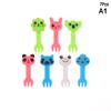 Cartoon Animal Fruit Fork Cupcake Decoration Food Bento Decoration Color Style Toothpicks Accessories Dessert Tools