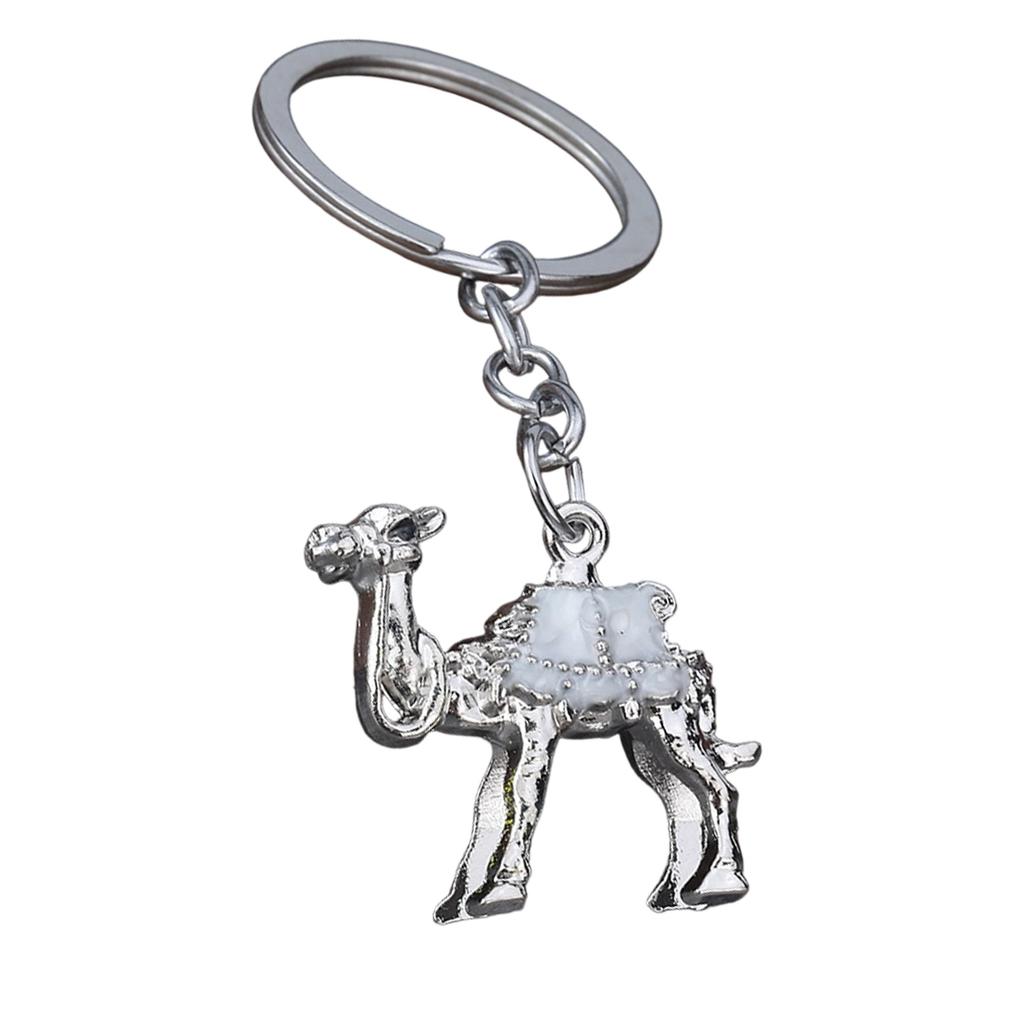 Porte-clés Sculpture de Chameaux de Haute Artisanat Construction en Alliage de Zinc Pour une Durabilité Améliorée et un Attrait Élégant
