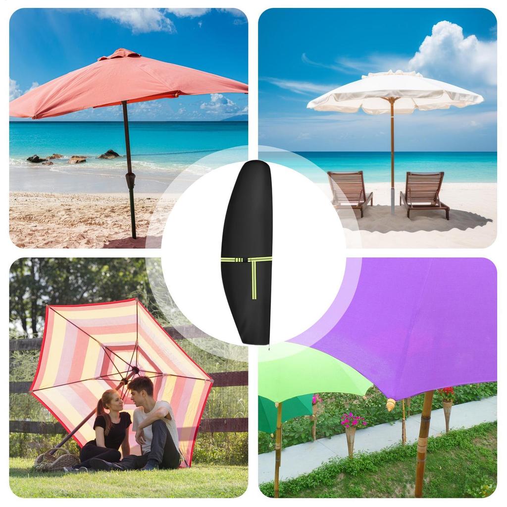 Patio Umbrella Covers Protective Cover For Outdoor Umbrellas UV-Resistant Multifunctional Stable Outdoor Protection For Parasol