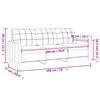 Vidaxl 3-Seater Sofa, Dark Grey, 180 Cm, Upholstered In Fabric