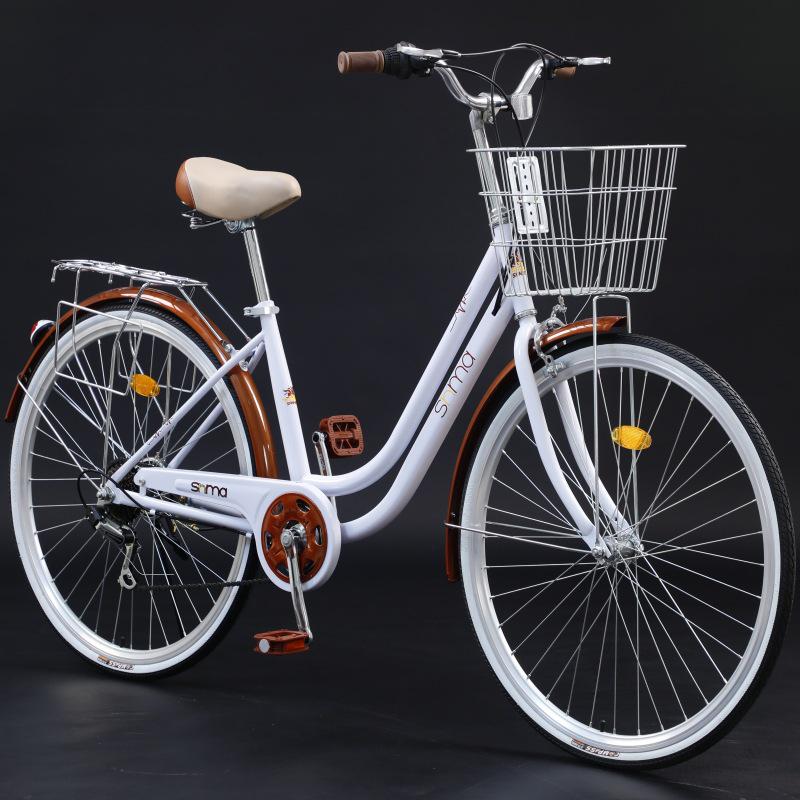 Sanhe Horse 24/26-inch Unisex Commuting & Shopping Bike with Variable Speed and Lightweight Design