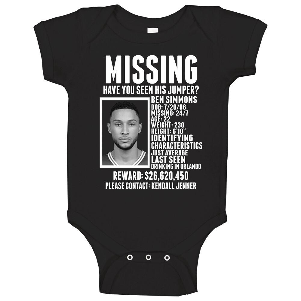 Бен Симмонс Пропал Вы Видели Его Майку Смешной Фанатик Баскетбола из Филадельфии Б S
