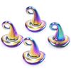 20pcs Antique Silver Color Halloween Witch Hat Charm Pendants Fit Necklace Bracelet Handmade Jewelry Making Supplies Accessories