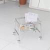 Large Capacity Mobile Trolley Storage Rack Convenient Book Shelf Home Snack Storage Basket  Bedroom
