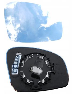 Heated Right Mirror Glass Skoda Fabia II 06-12